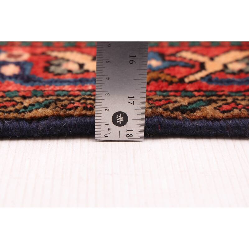 ECARPETGALLERY Hand-knotted Andelz Dark Navy Wool Rug - 3'9 x 10'8