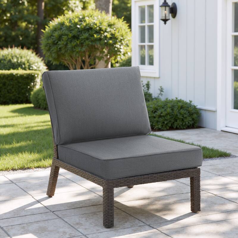 Outdoor 4.7" Thick Sunbrella Cushion Set with Back and Seat Cushions