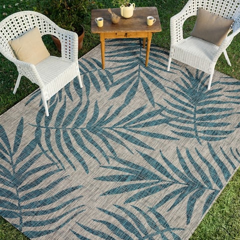 Alexander Home Collection Botanical Palms Indoor/Outdoor Rug