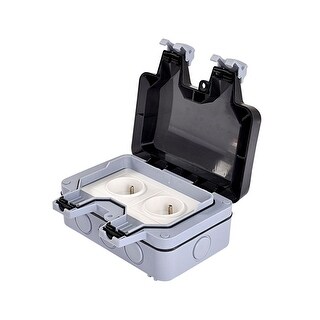 European Standard Outdoor Wall Socket Ip66 Waterproof Dustproof Power ...