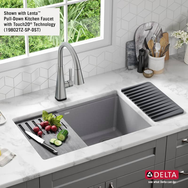 Delta 75B933-30S Everest 30” Workstation Kitchen Sink Undermount