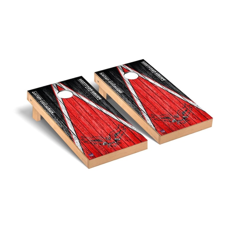 Hartford Hawks Triangle Cornhole Board Set
