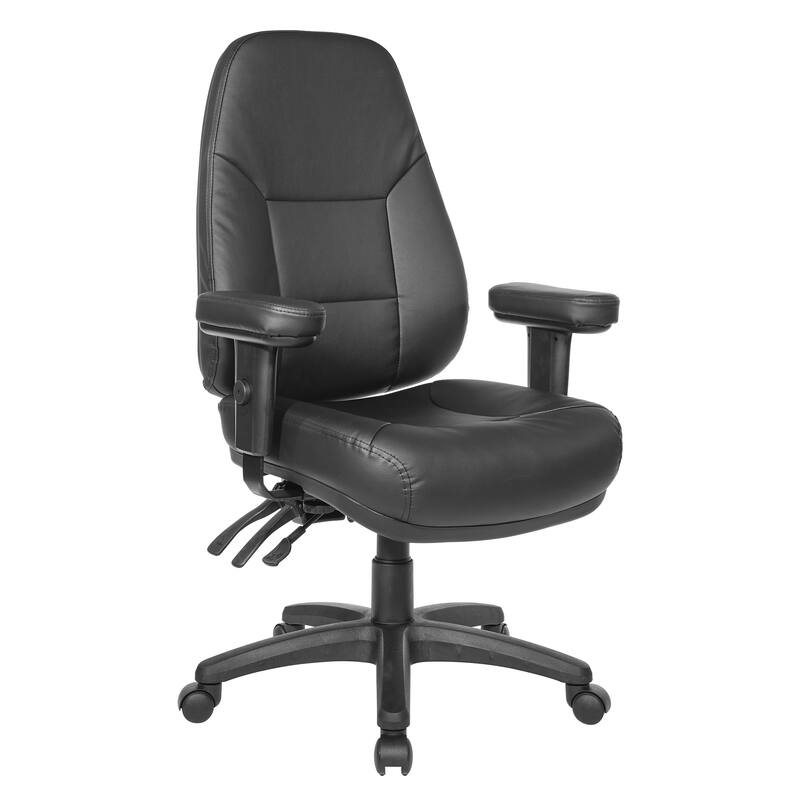Professional Dual Function Ergonomic High-back Office Chair - Dillon Black