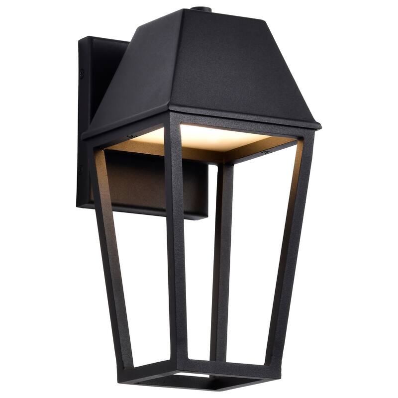 Colt 10 Watt LED Small Outdoor Lantern Matte Black Finish - Matte Black