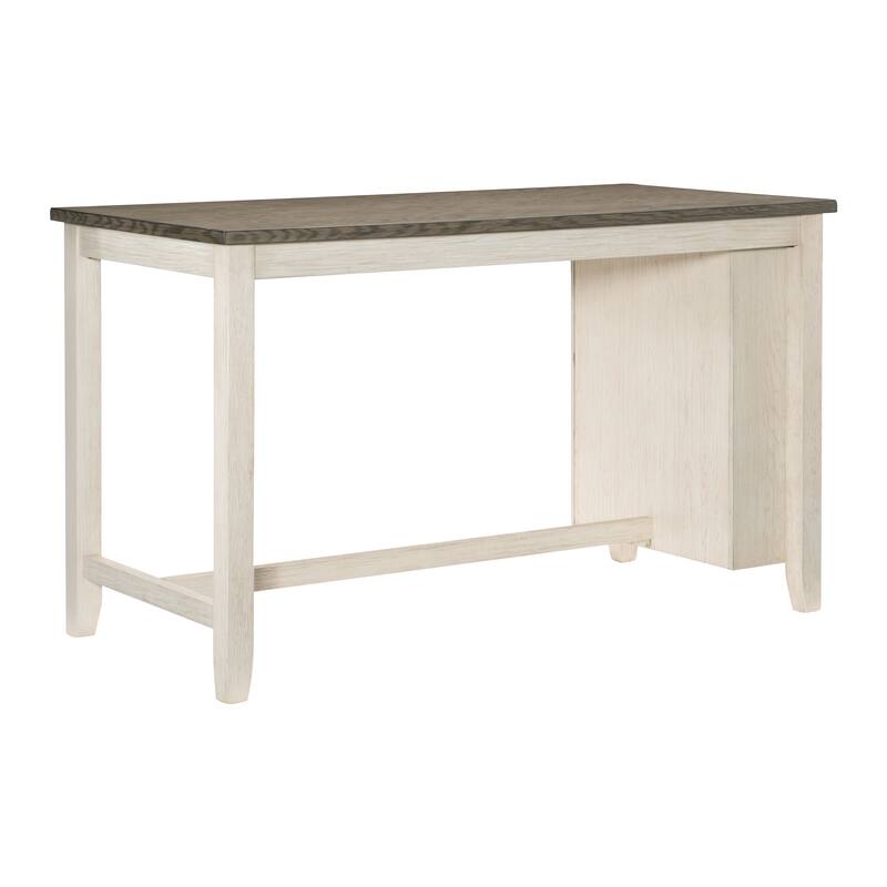 Counter Height Set , Counter Height Table with 4 Stools Fabric, Nailhead Trim