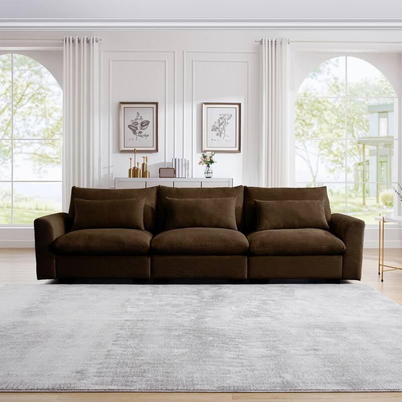 GDFStudio- Mark Corduroy Three-Seater Sofa