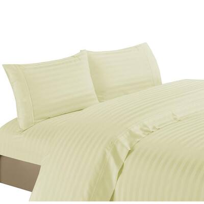 Porch & Den Grebe Striped 1200 TC Egyptain Cotton Deep Pocket Bed Sheet Set
