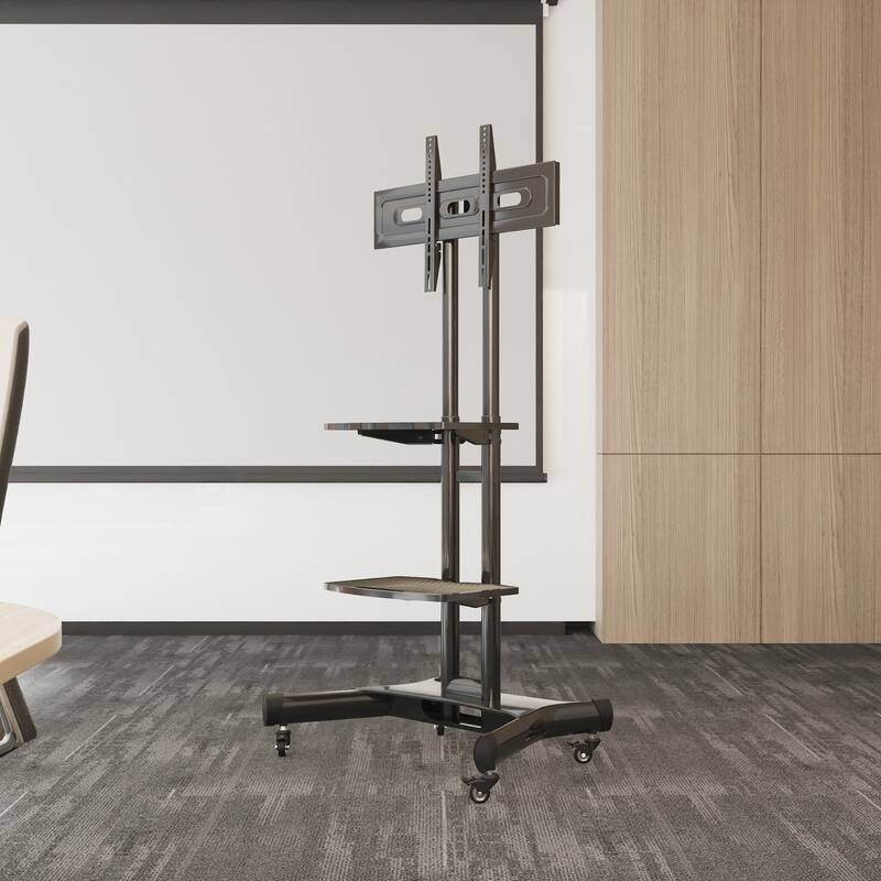 Rotatable height adjustable TV stand for 32–80 inch TVs Max VESA 600x400mm