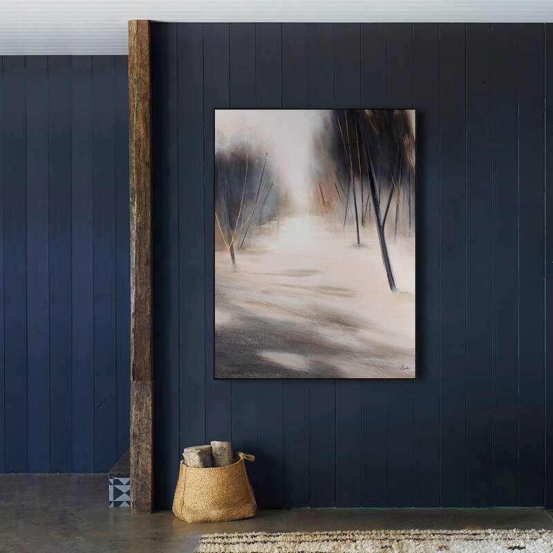 Renwil Johnston 40" Wide Canvas Art, Grey