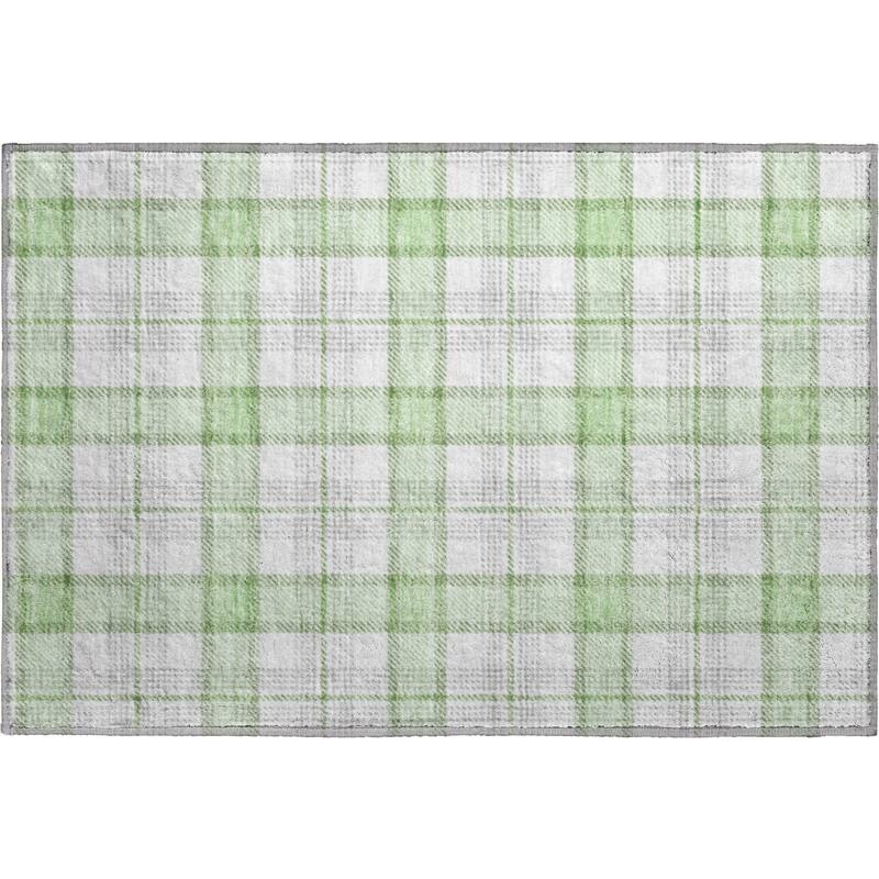 Premium Washable Super Soft Plaid Mayfield Rug