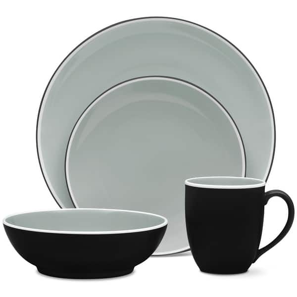 slide 2 of 20, Noritake ColorTrio 4-Piece Coupe Place Setting, Service for 1