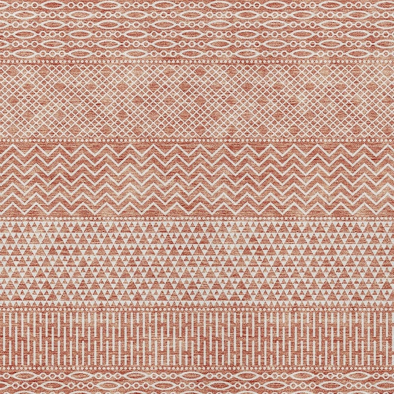 HomeRoots Chevron Modern Rectangle Outdoor Rug