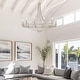 preview thumbnail 25 of 34, Acroma 12 Light 40In Modern Farmhouse Wagon Wheel Chandelier-UL - N/A