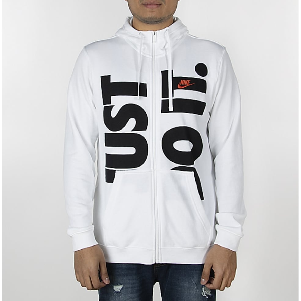 just do it zip hoodie