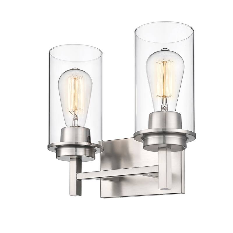 Millennium Lighting Janna Vanity Light with Clear Glass Shades