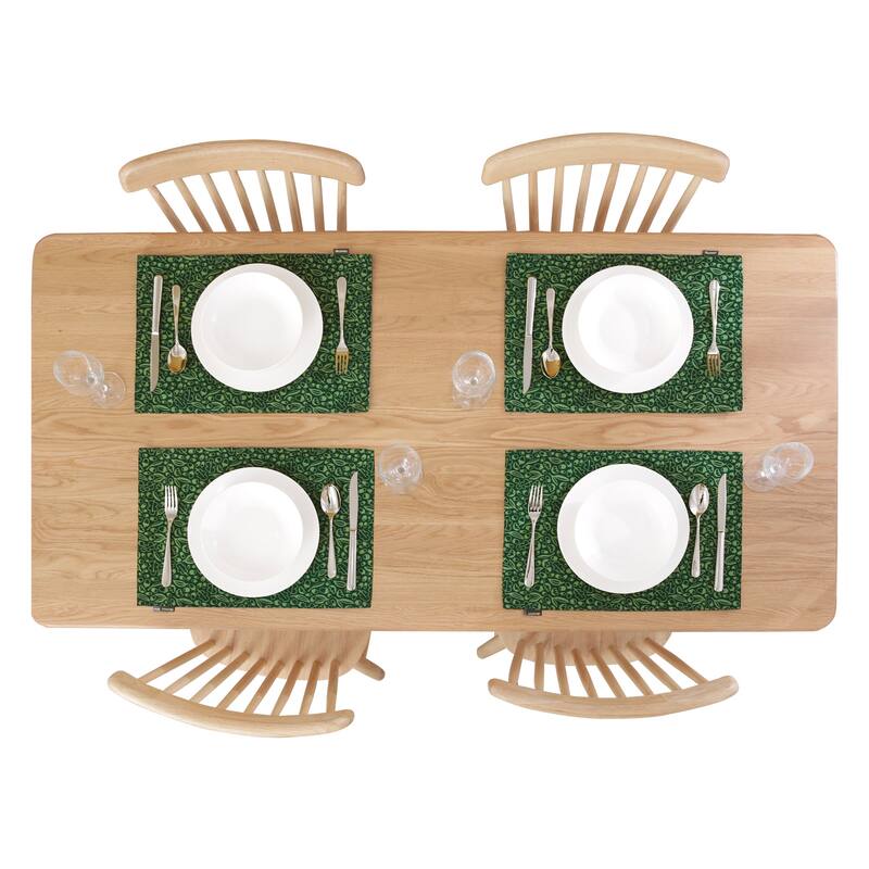 Autumn Fall Leaf Printed Placemats (Set of 4)