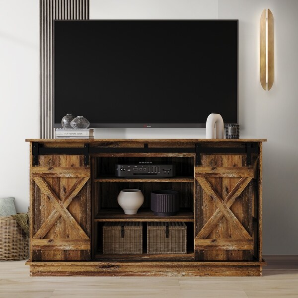 2025年新作アイテムが続々登場 CraftPorch Sale On - Console Stand TV X-shaped Style Vintage テレビ