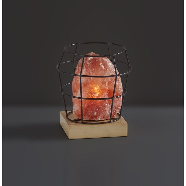 salt table lamp