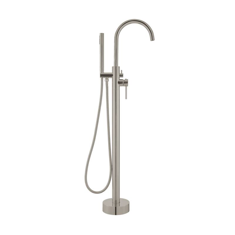 Ivy Freestanding Bathtub Faucet in Brushed Gold