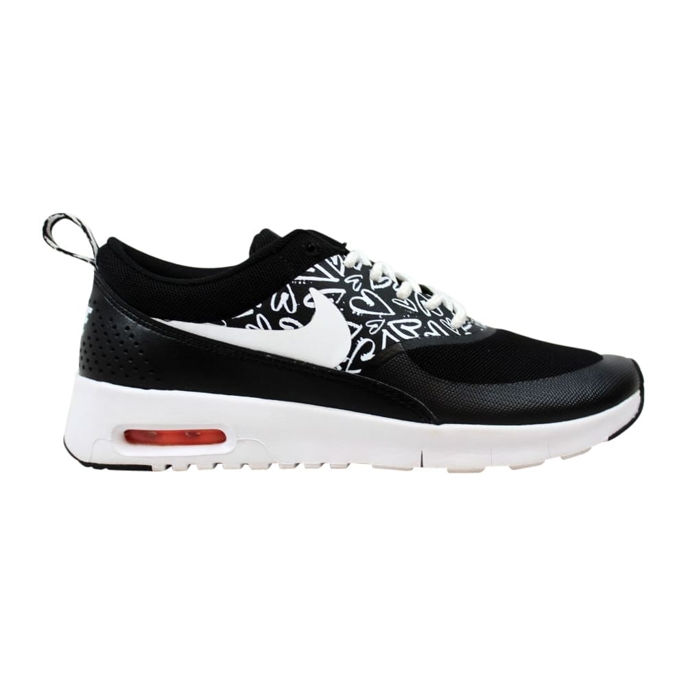 Shop Nike Grade School Air Max Thea Print Black White Lava 834320