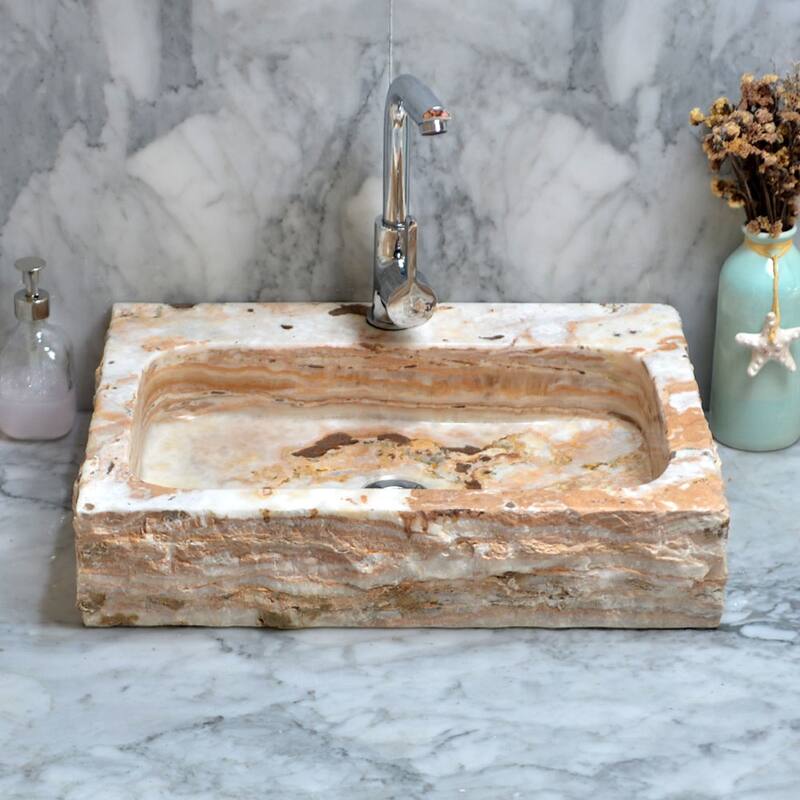 AA Warehousing Oliver Rectangular Onyx Sink