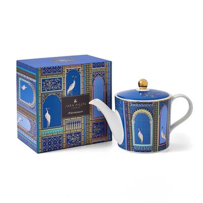 Sara Miller India Lattice Windows Teapot - 37 oz