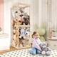 preview thumbnail 7 of 21, Gymax 300L Large Stuffed Animal Storage Space-saving Toy Storage