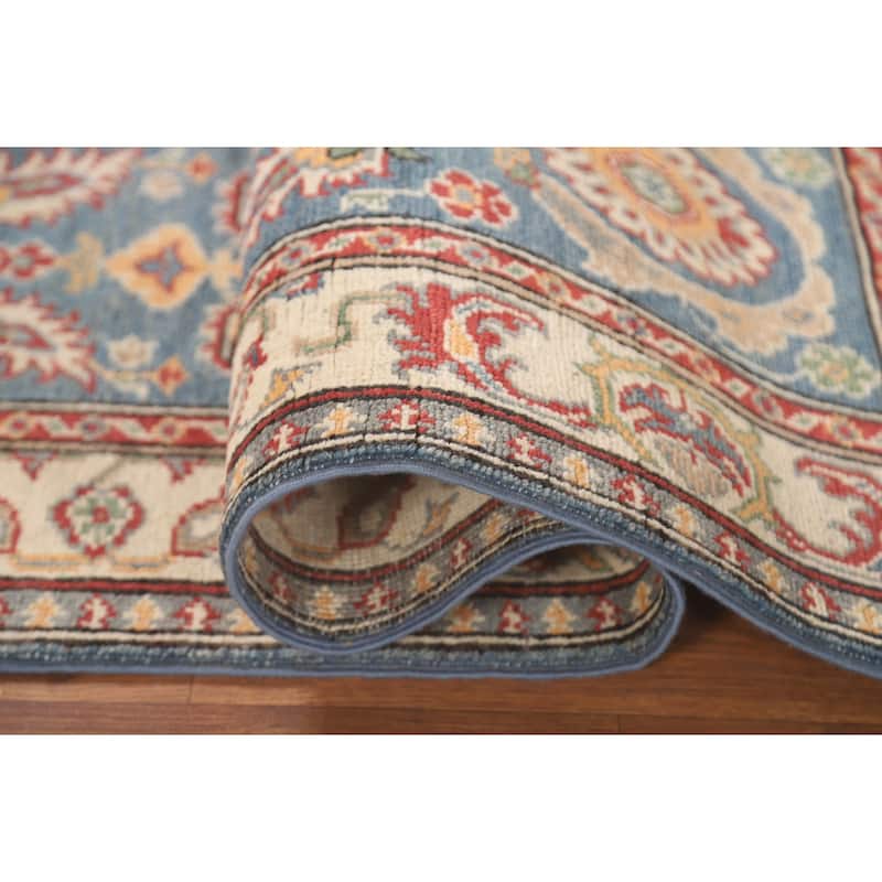 Kazak Runner Rug Handmade Oriental Floral Wool Carpet - 2'0" x 5'7"