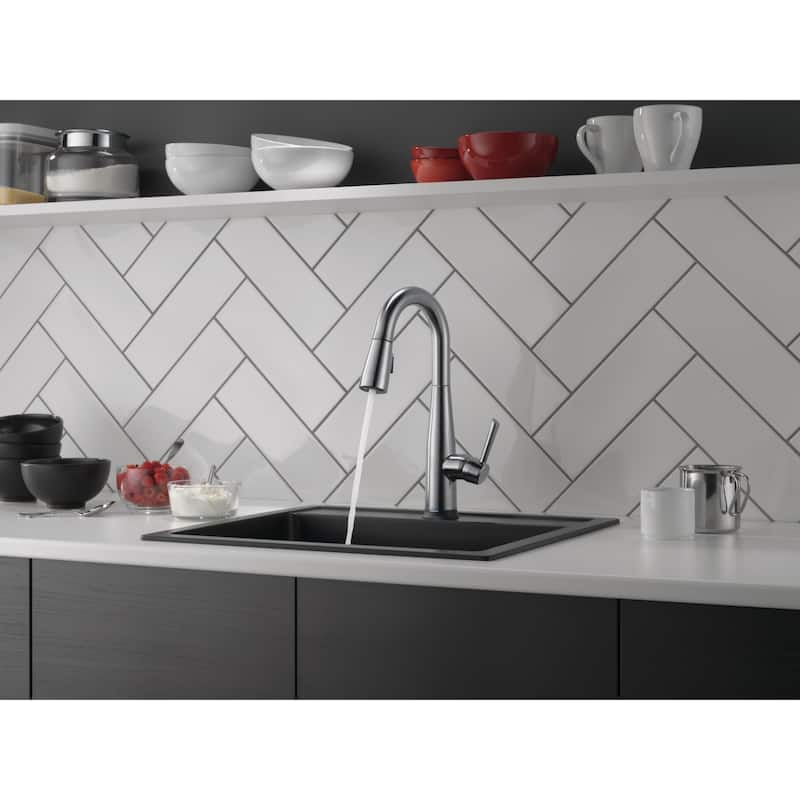 Delta Essa Pull-Down Bar/Prep Faucet with On/Off Touch Activation and