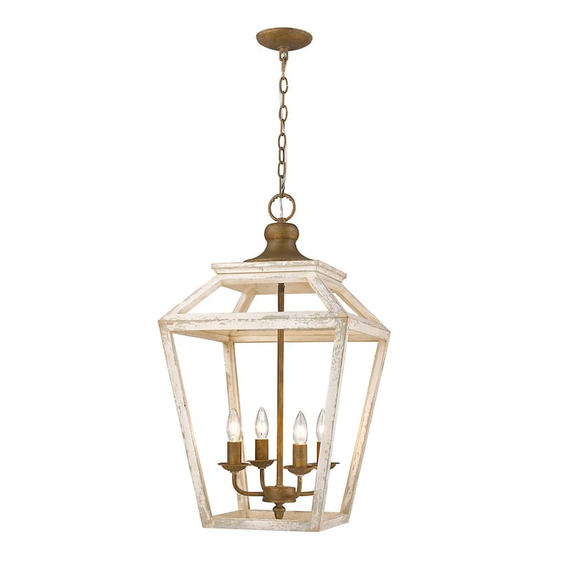 Golden Lighting Haiden 4 Light 16" Wide Taper Candle Pendant