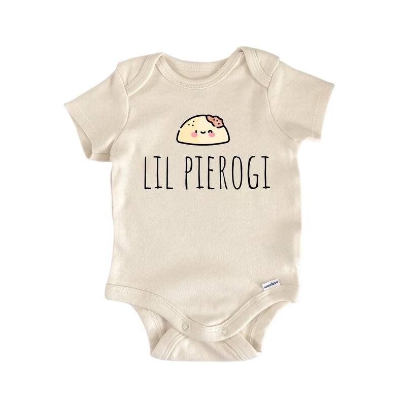 Pierogi Poland Polish - Baby Boy Girl Clothes Infant Bodysuit Funny Cute - Pink - 0-3M