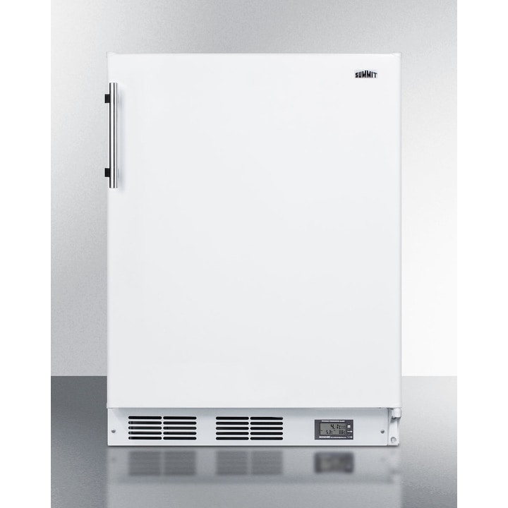 Summit  BKRF661BIADA  24" Wide 5.1 Cu. Ft. Compact Refrigerator - White (White)