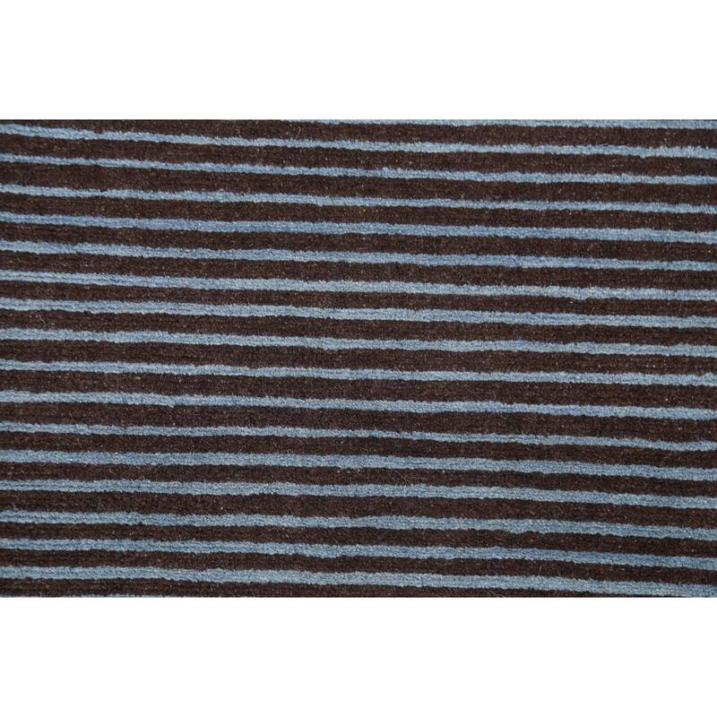 Vegetable Dye Contemporary Nepalese Oriental Area Rug Wool Handmade - 5'3" x 7'11"