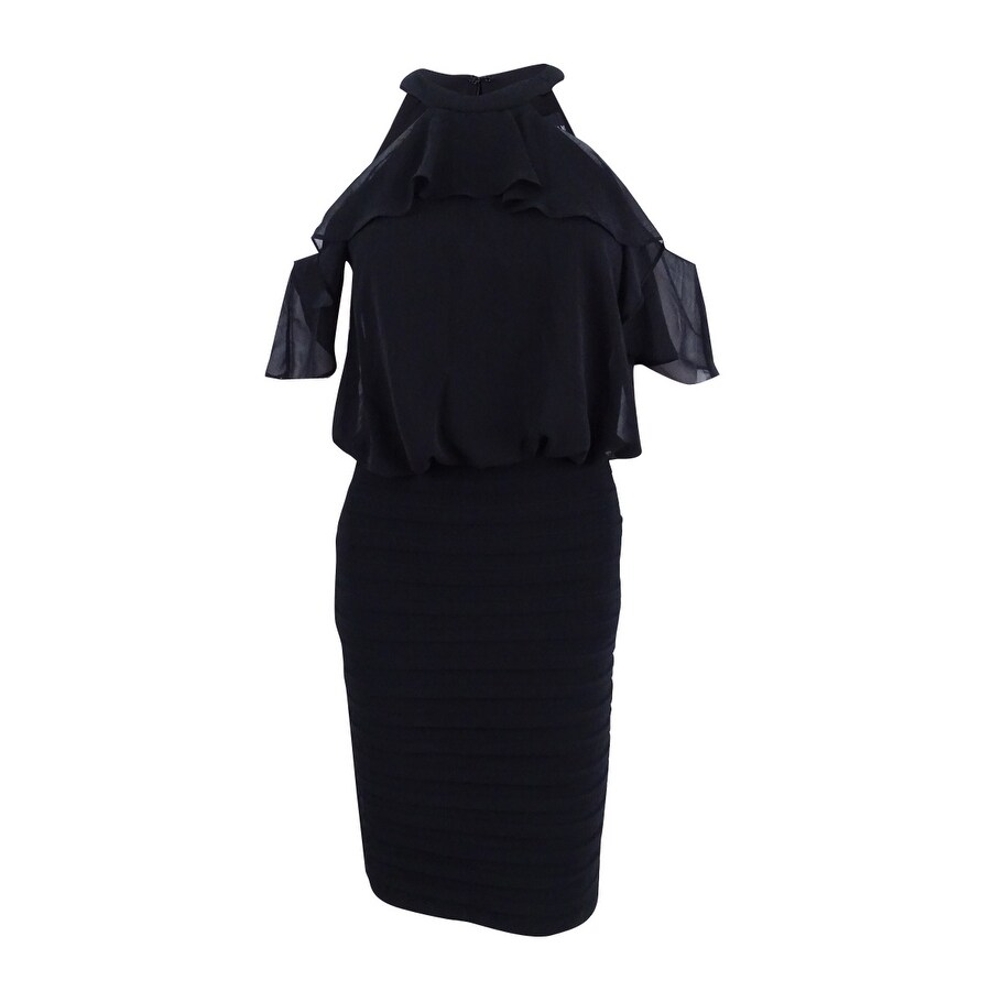betsy and adam cold shoulder dress