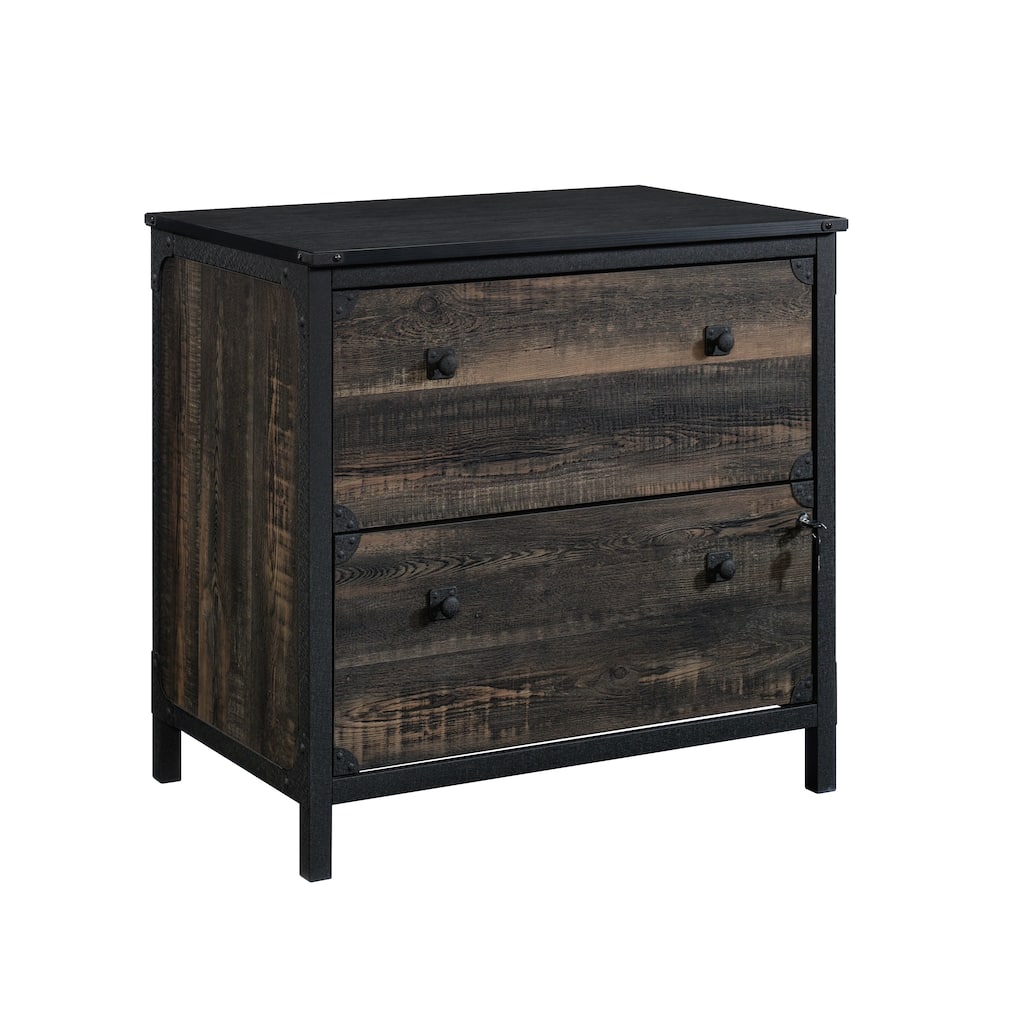 Lateral File, File Cabinet , Office Storage Cabinet Brown finish