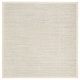 preview thumbnail 12 of 24, SAFAVIEH Natural Fiber Gyorgy Seagrass Rug 6' Square - Black/Ivory - Square
