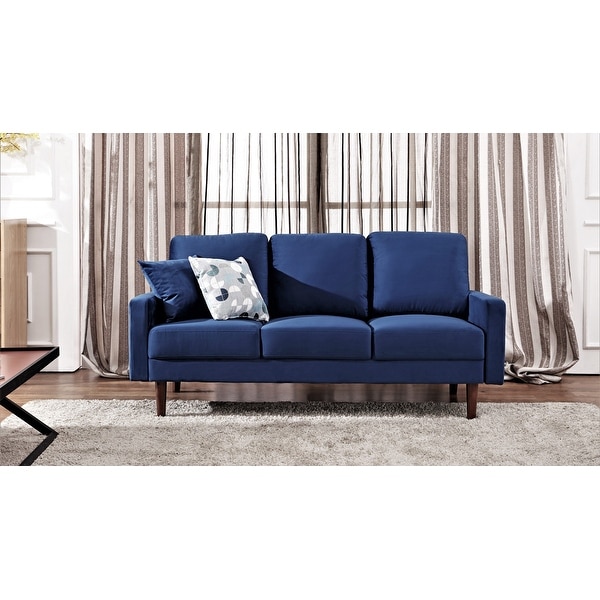 Lueck Contemporary Velvet Upholstered Sofa. Opens flyout.