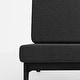 preview thumbnail 47 of 136, Outdoor Teak Wood Waterproof Armless Chair Loveseat with Cushions