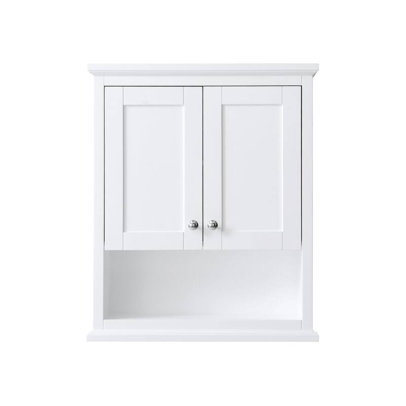 Wyndham Collection Avery 30" Wood Wall Mounted Bathroom Cabinet