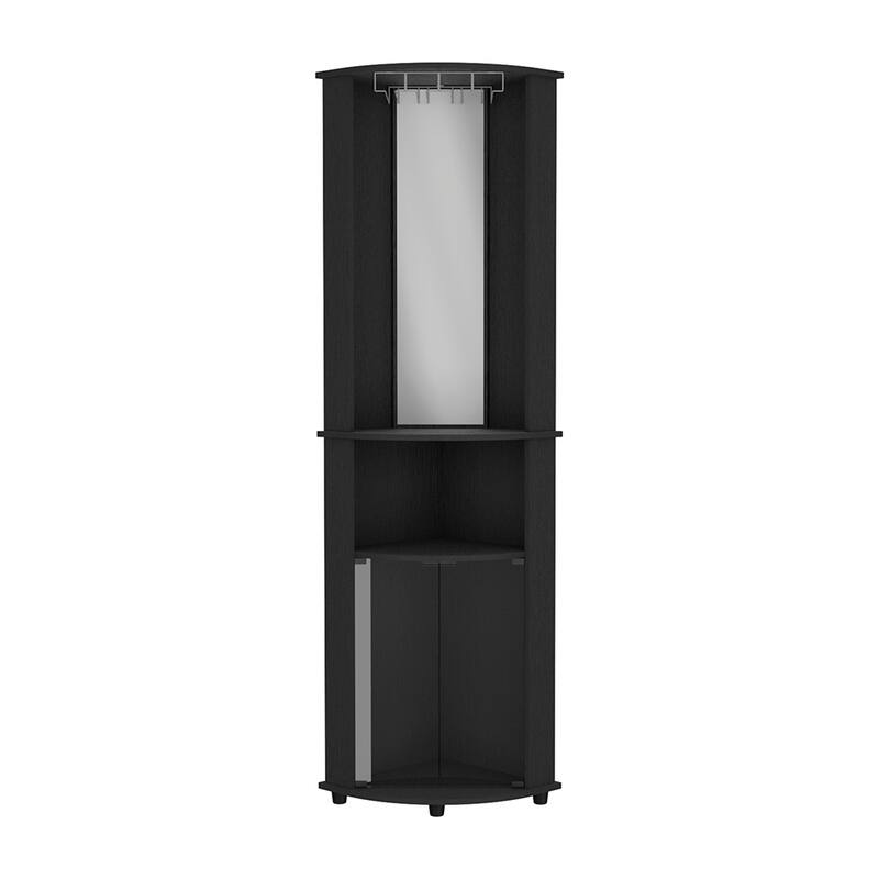 Corner Bar Cabinet Rialto With Three Shelves