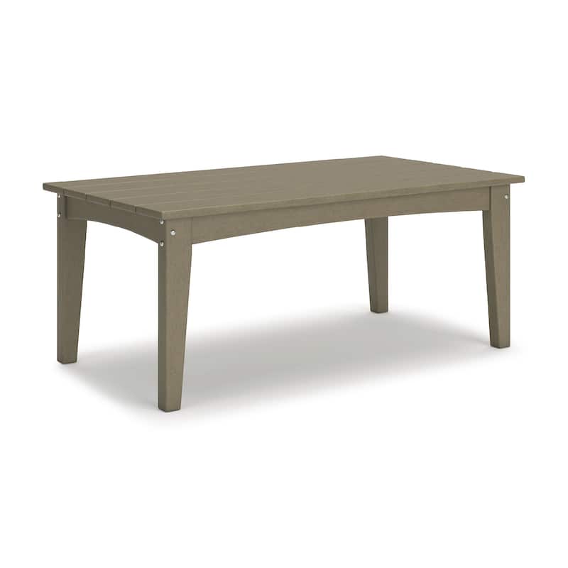 Signature Design by Ashley Hyland wave Outdoor Coffee Table - 44.13" W x 24" D x 18.13" H