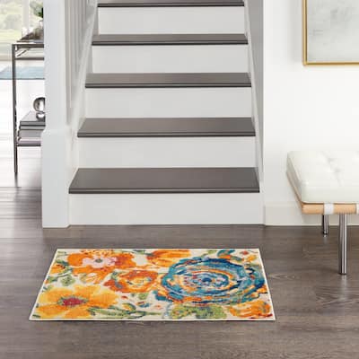 Nourison Allur Modern Abstract Floral Area Rug