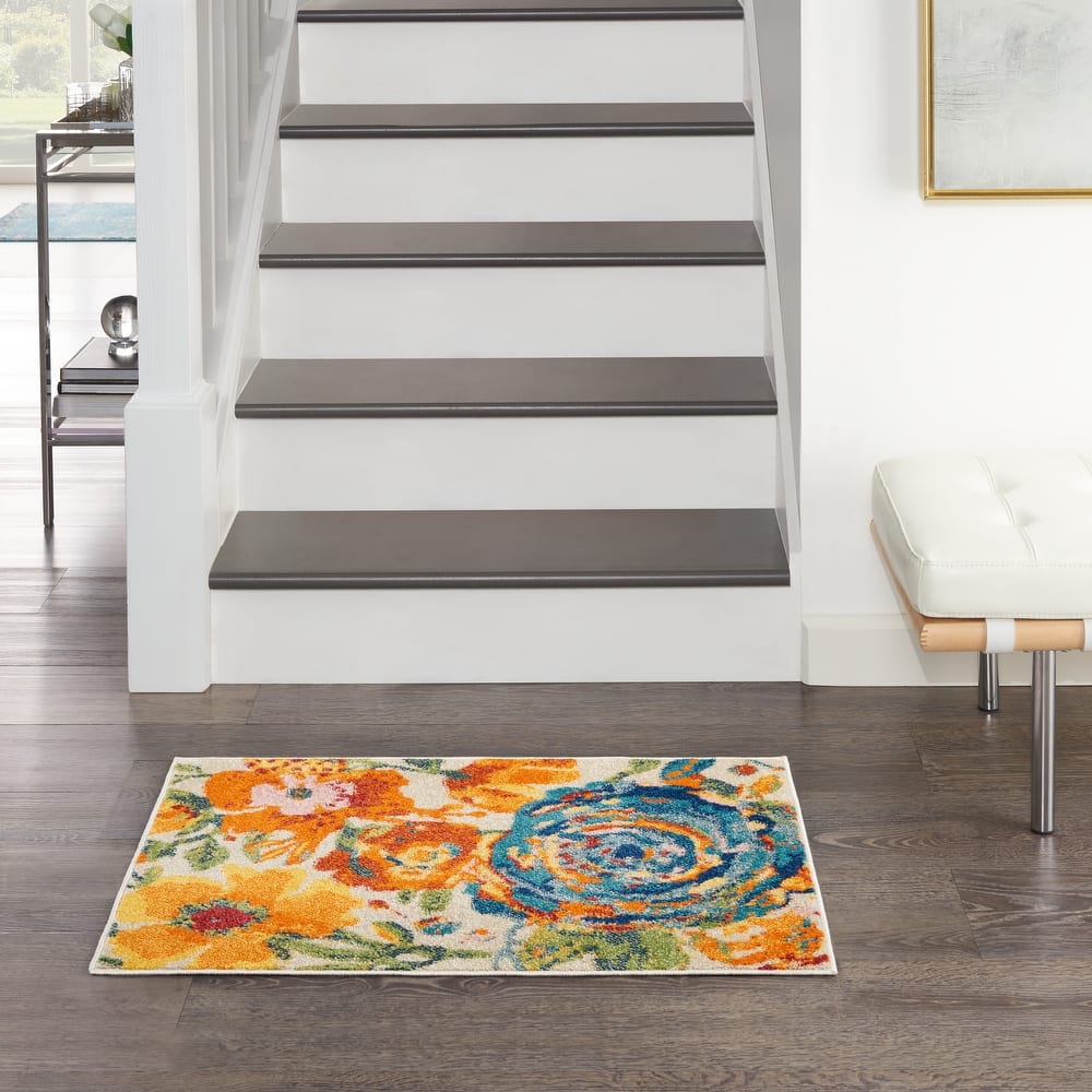 Nourison Allur Modern Abstract Floral Area Rug