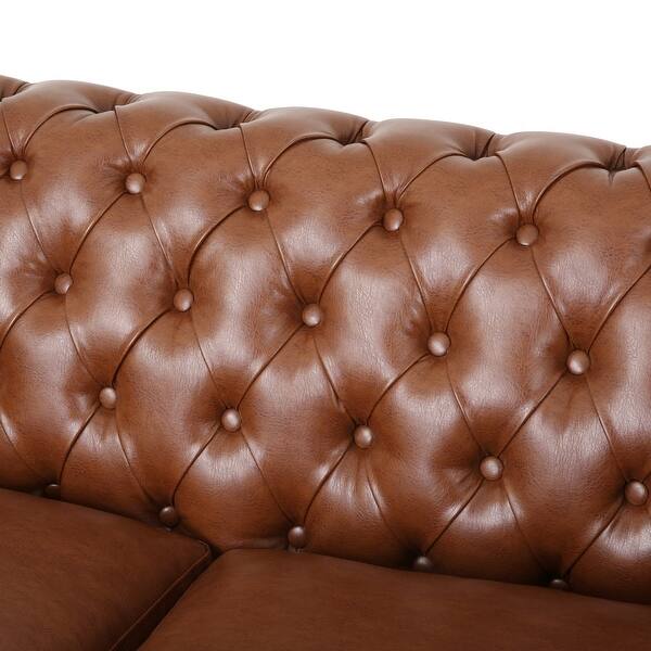 Silverdale Traditional Chesterfield Loveseat By Christopher Knight Home On Sale Overstock 31725002