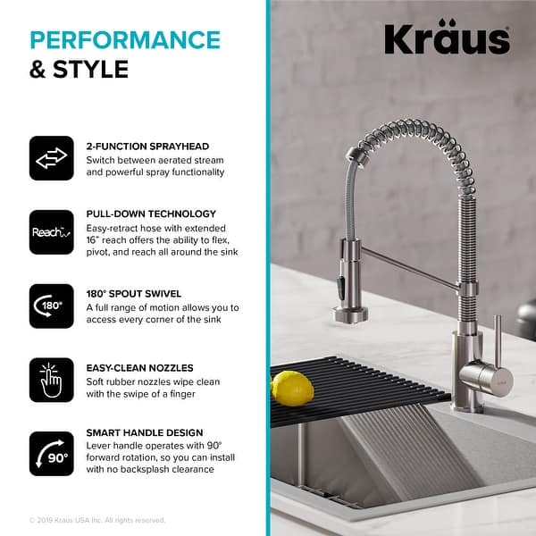 Gruppo Di Scarico Kraus Versi In Acciaio Inox – Con FlipCap – ST-4