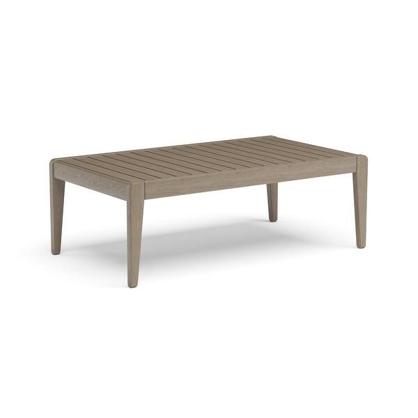 slide 4 of 12, Homestyles Sustain Gray Wood Outdoor Coffee Table - 46" x 26" x 16" 46" x 26" x 16" - Gray