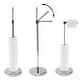 Freestanding Toilet Paper Holders that Match Bath Bliss 2 Pack Square Toilet Bowl Brush and Stand - Set