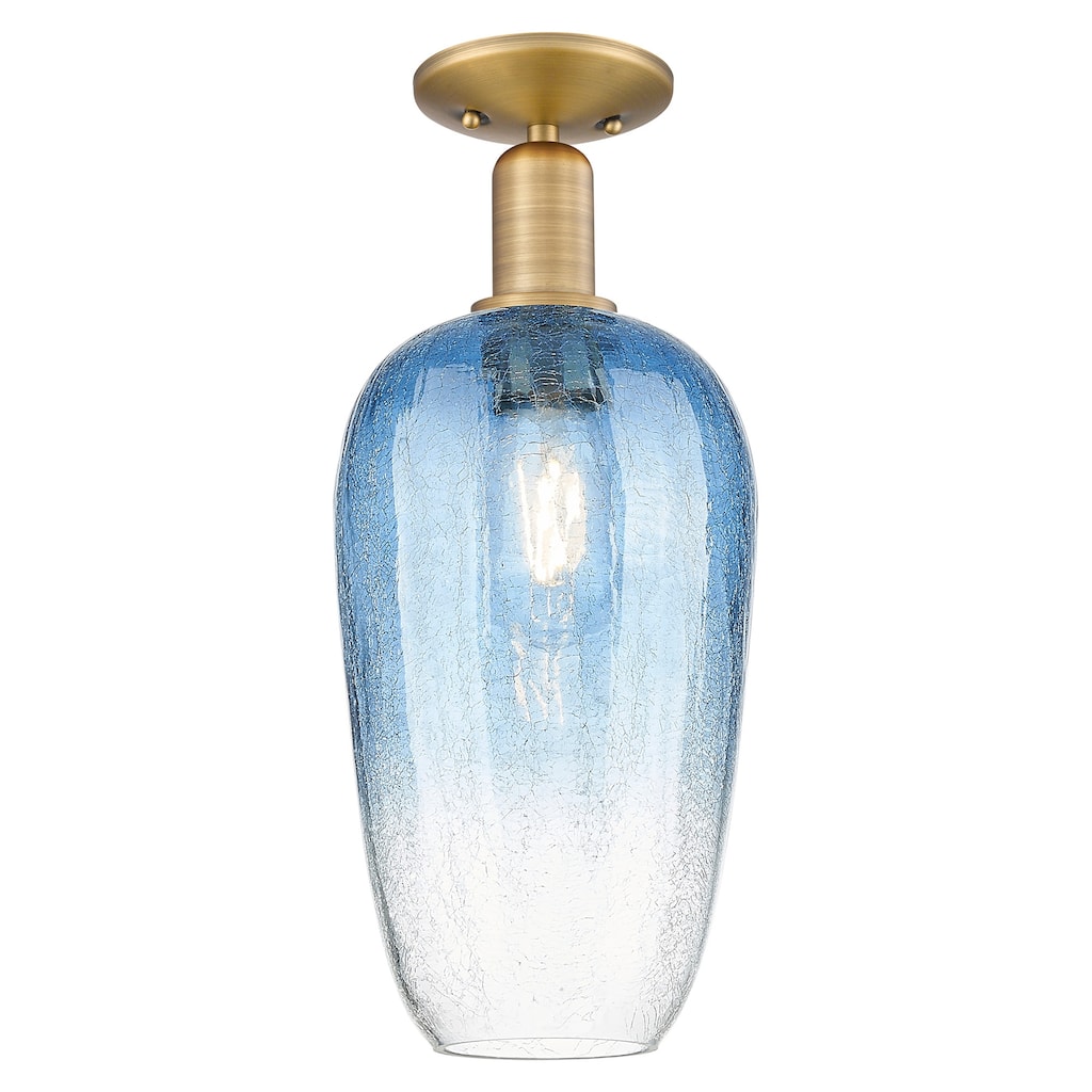 Innovations Lighting 716-1C-G484-7SB Brookhaven Flute 7" Wide