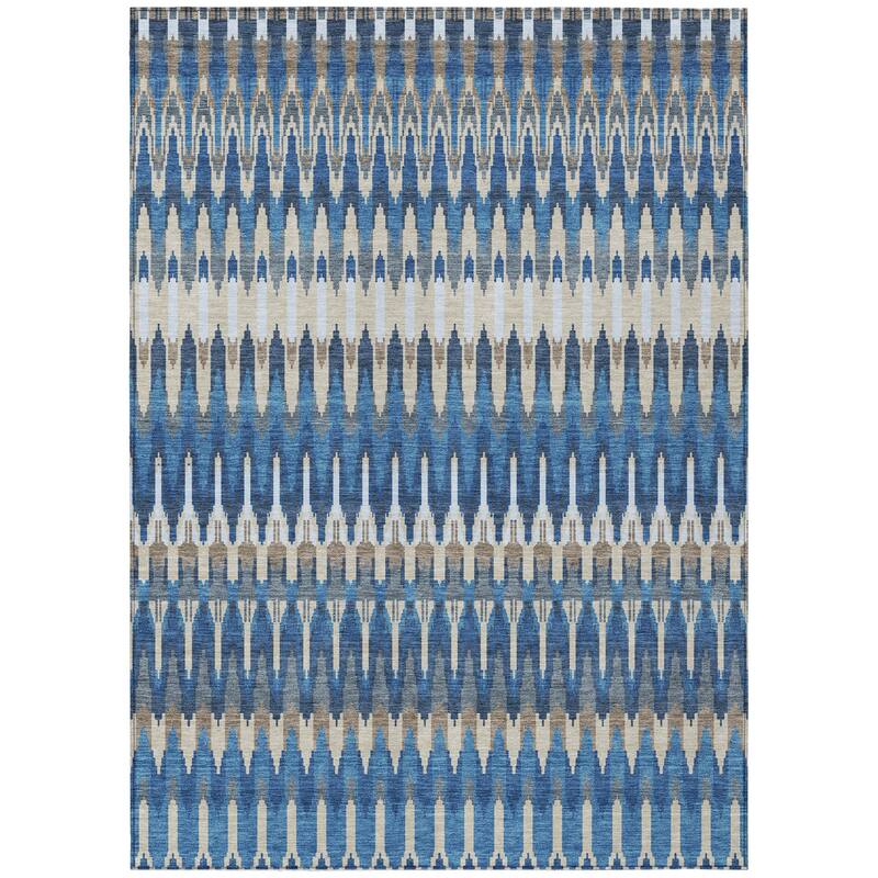 HomeRoots Southwestern Transitional Rectangle Outdoor Rug