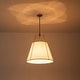 preview thumbnail 8 of 91, Mid Century 4-Light Conical Fabric Shade Lantern Pendant Ambient Light